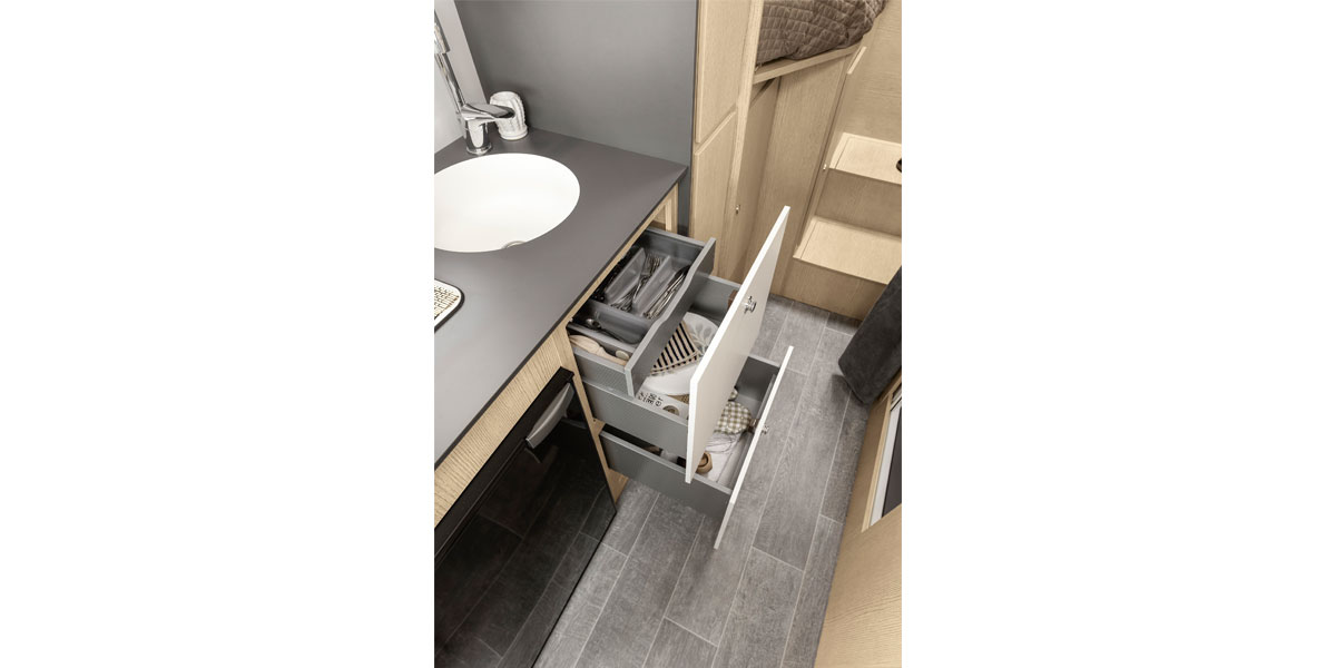 Wohnmobil Giottiline Compact C66 Innenansicht