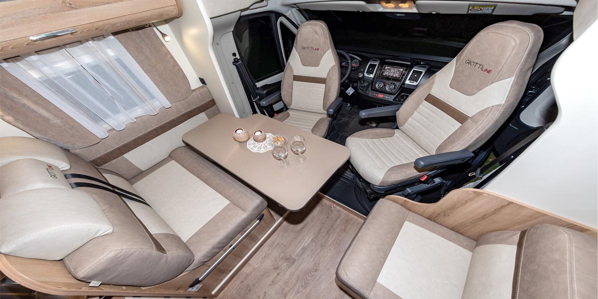 Wohnmobil Giottiline Therry 32 Innenansicht