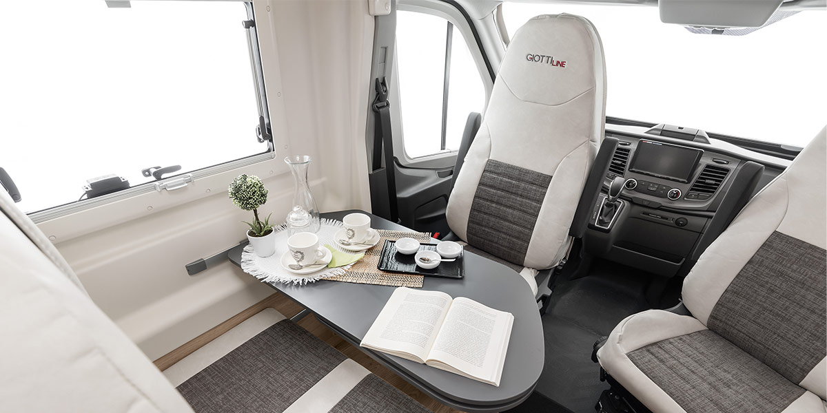 Wohnmobil Giottiline Van 60FT Innenansicht
