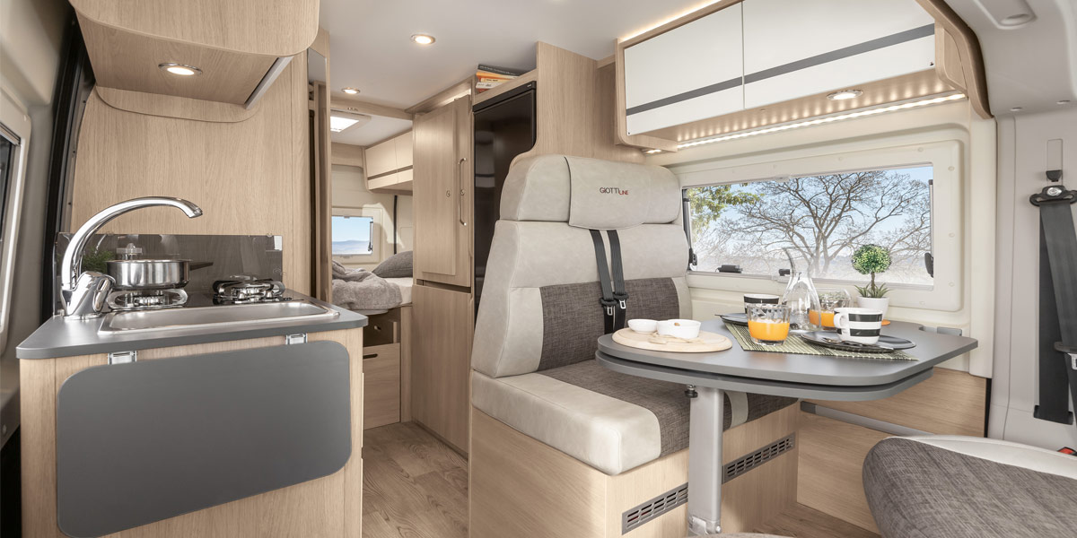Wohnmobil Giottiline Van 60T Innenansicht