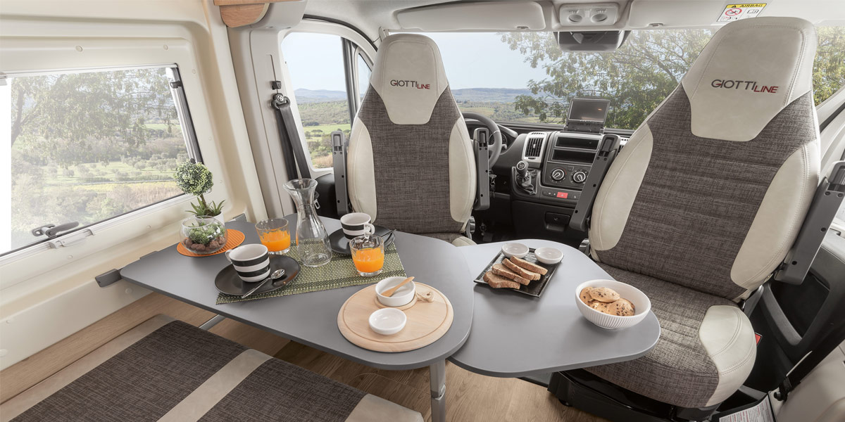 Wohnmobil Giottiline Van 60T Innenansicht