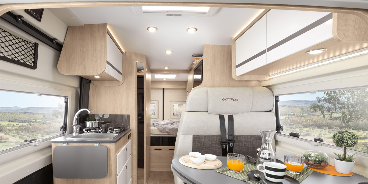 Wohnmobil Giottiline Van 60T Innenansicht